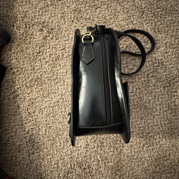 Elegant Black Clock Design Women's Bag - Picture 5 of 7